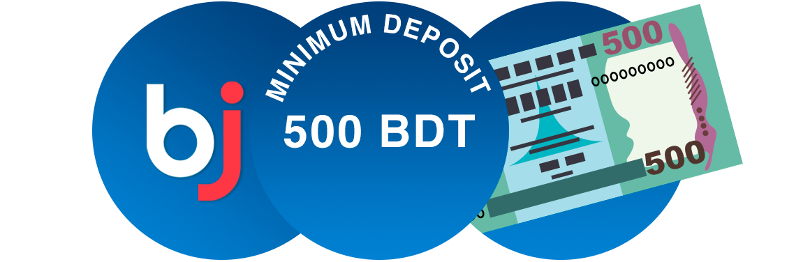 Baji Minimum Deposit is 500 BDT