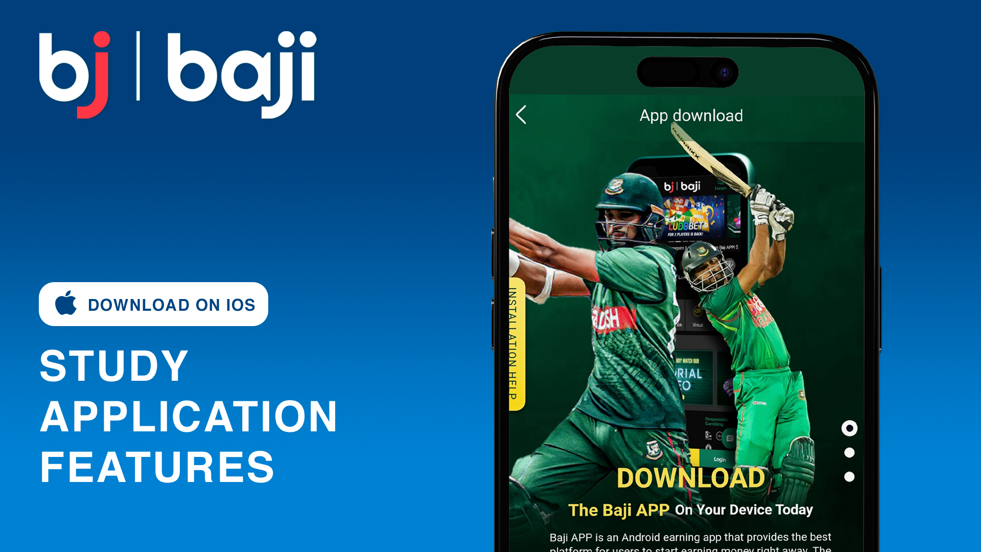 Learn more about the Baji iOS app features