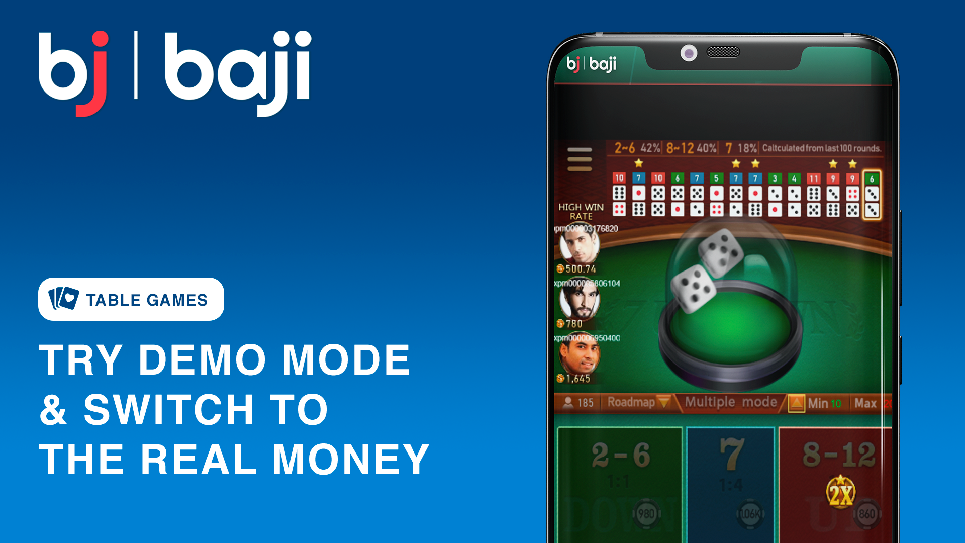 Practice in demo mode before wagering real money at Baji Bangladesh