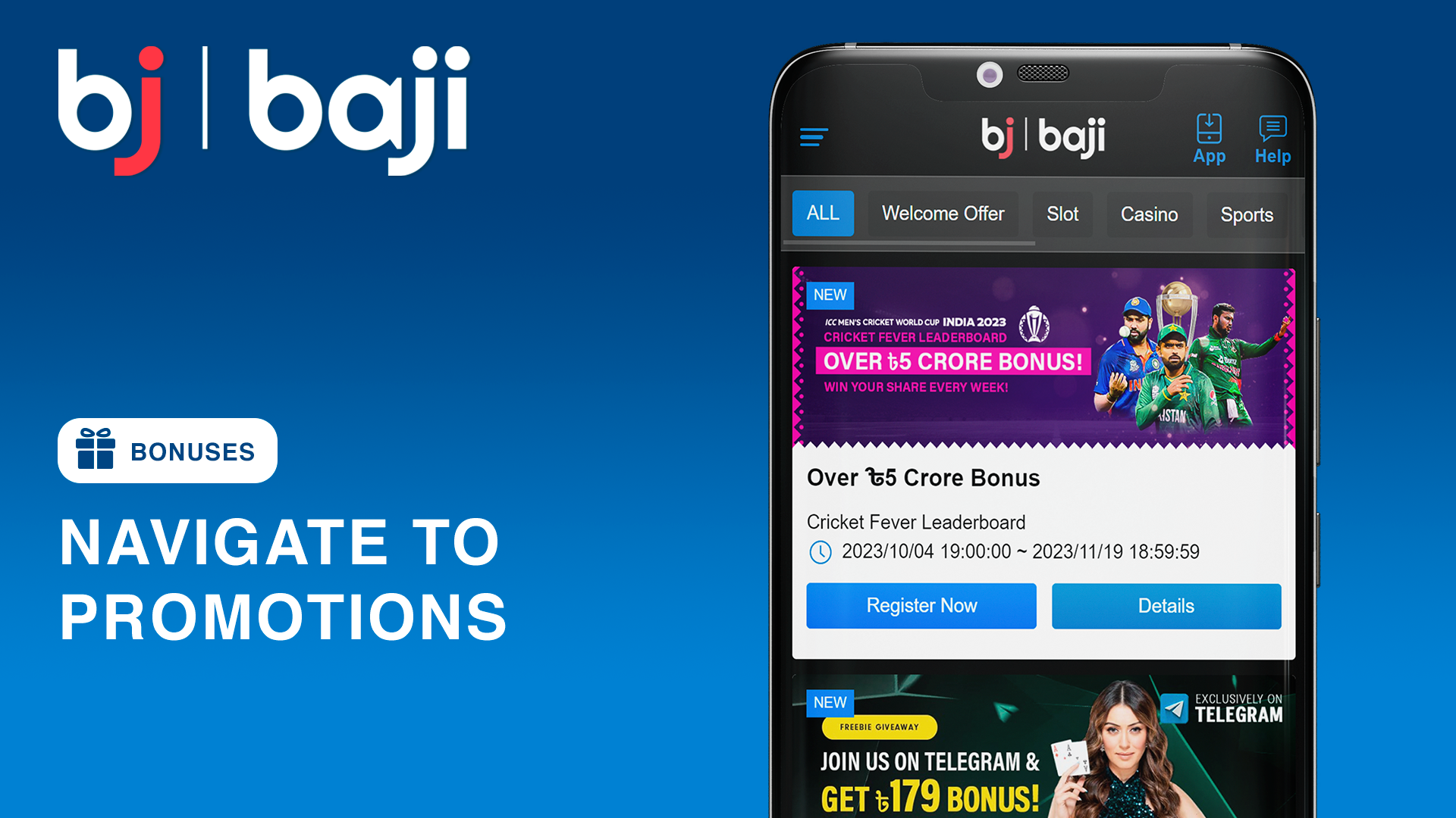 Navigate to the Baji Bangladesh Promotions page