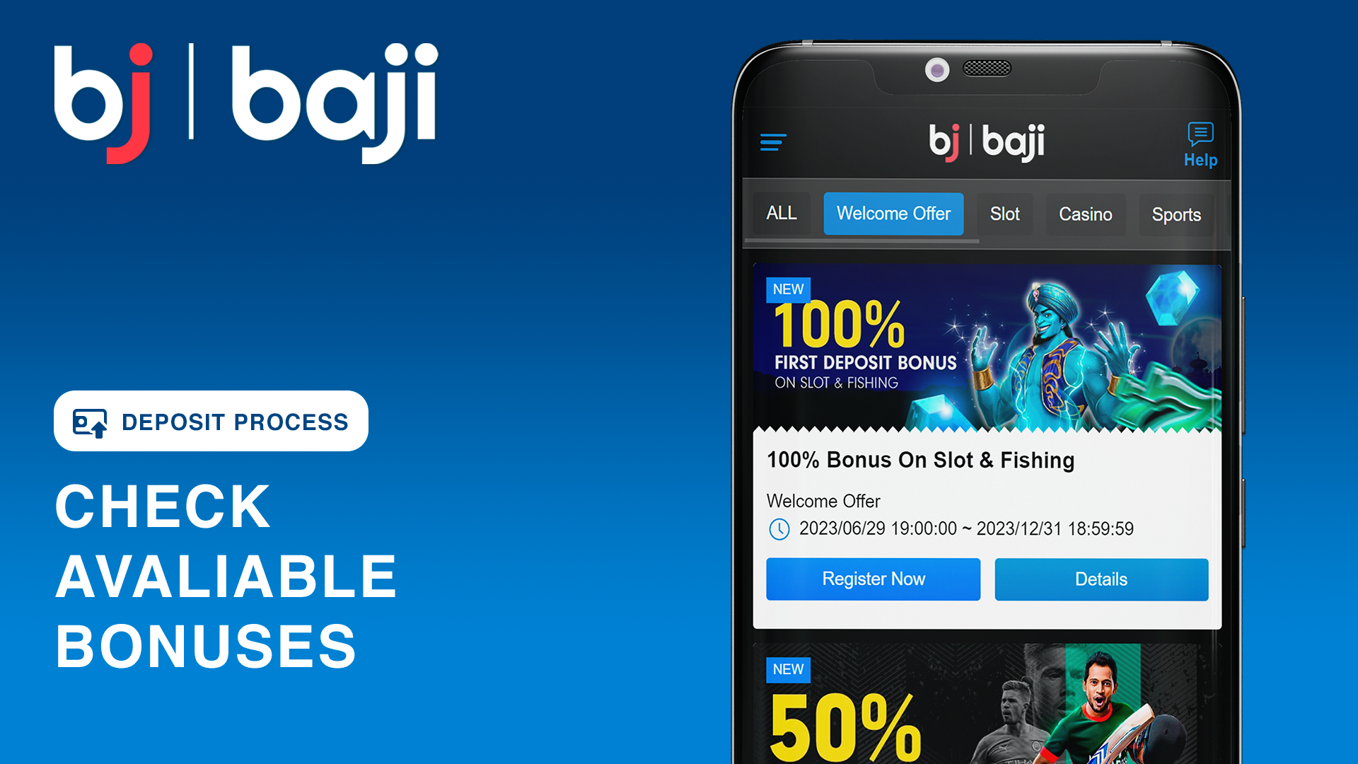 Pick a bonus offer - Baji Bangladesh