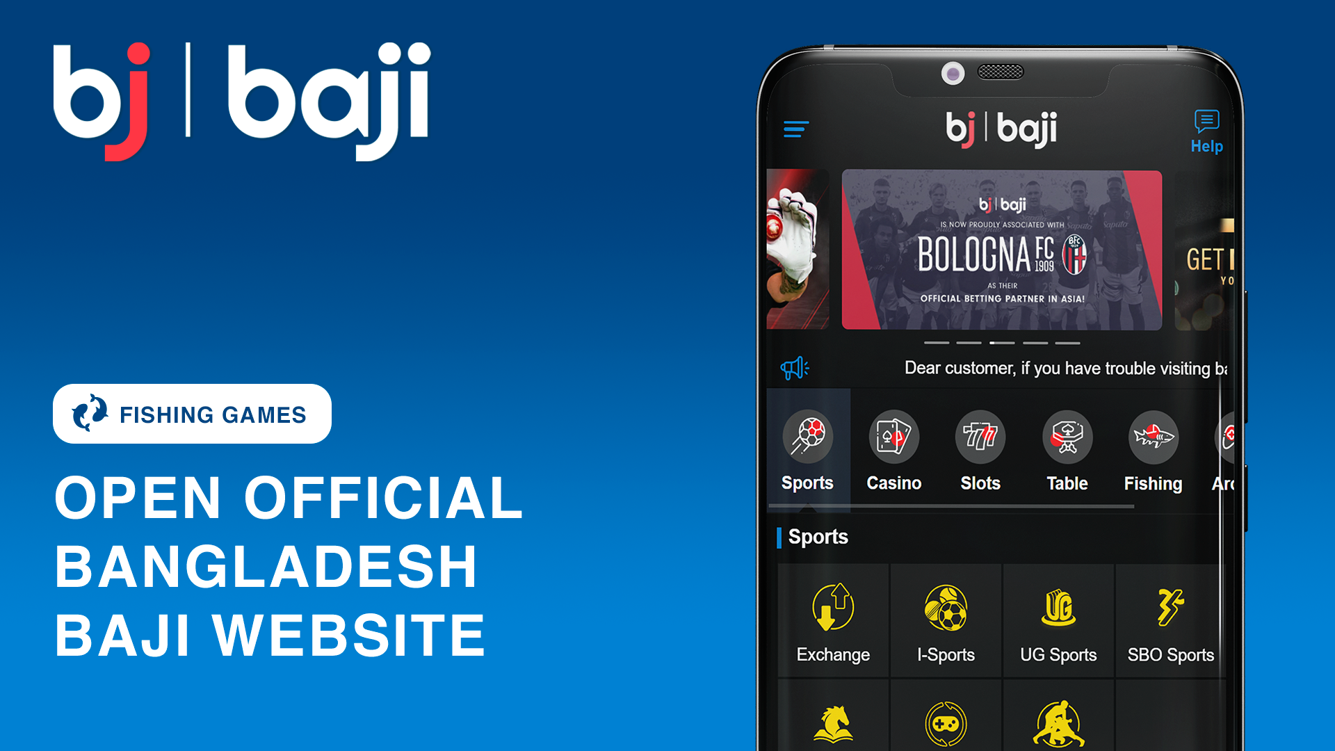 Head over to the official Baji Bangladesh site to begin your fishing adventure.