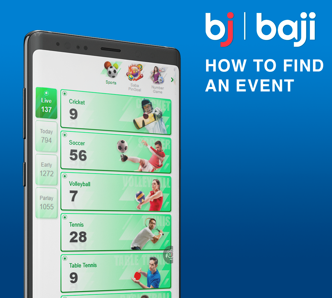 Step-by-Step Guide: How to Find Sports Events at Baji