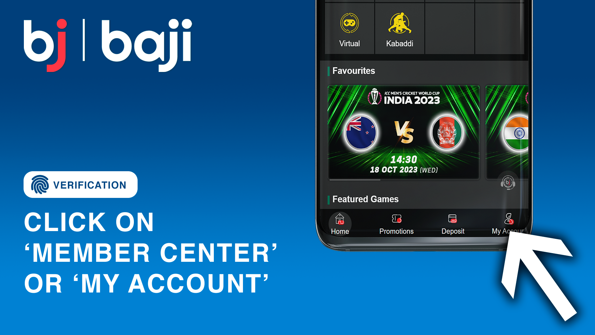 Access your profile via the 'Member Center' or 'My Account' section