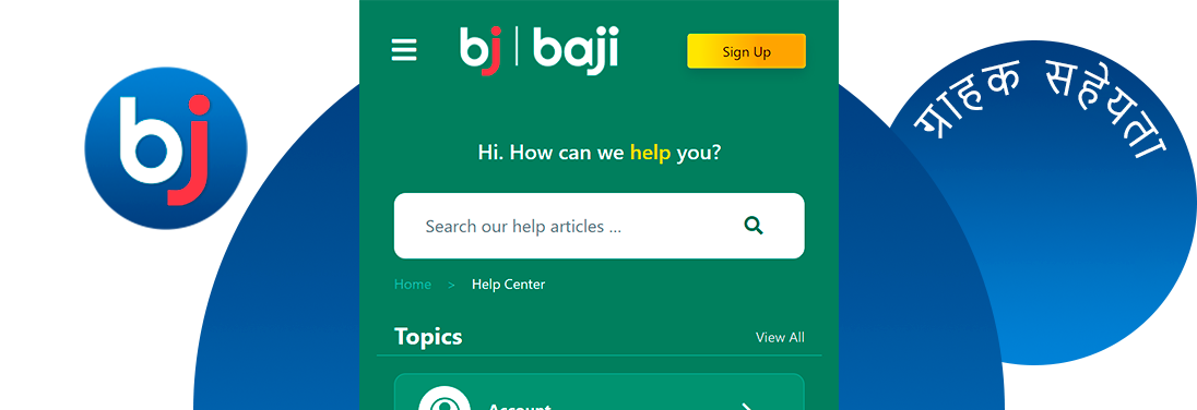 For any inquiries, feel free to contact Baji's 24/7 customer support service