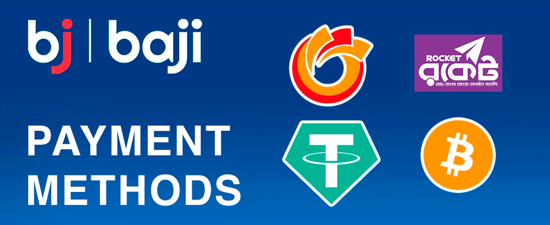 Baji supports all the most popular and convenient payment services available in Bangladesh.